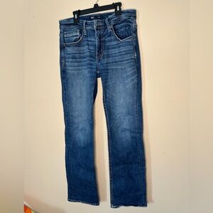 Men’s buckle jeans, straight leg size 31 x 34 no flaws